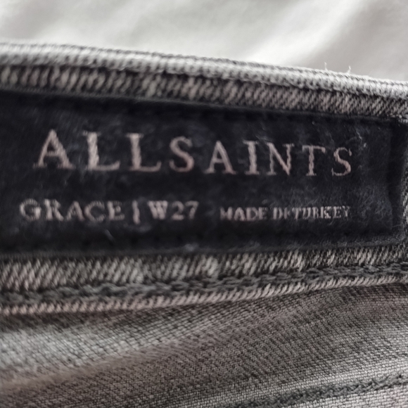 ALLSAINTS "Grace" Distressed Jeans.. - Picture 4 of 14